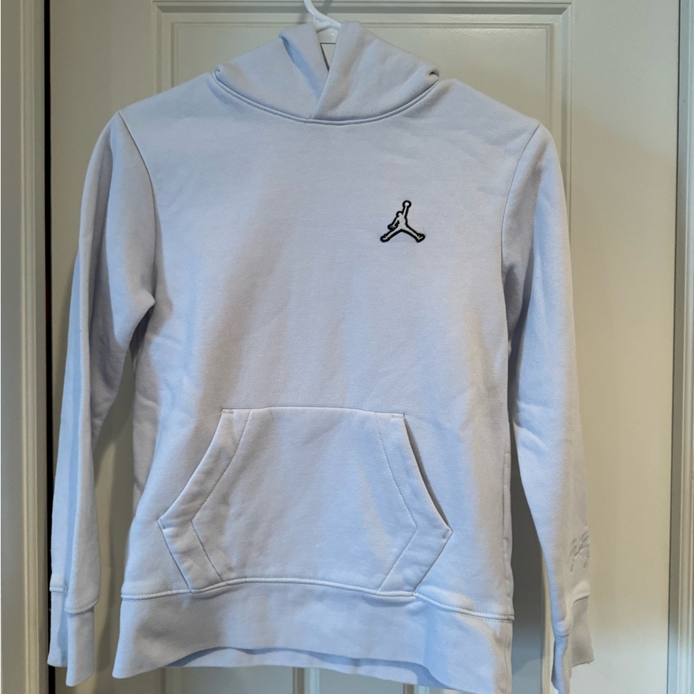 Girls size medium Jordan Hoodie gently worn like new!